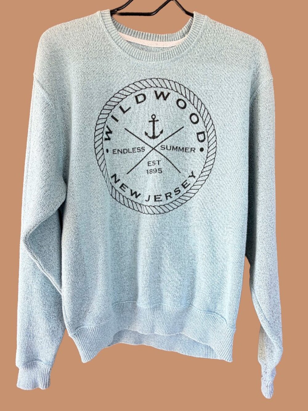 Ragwear USA Wildwood NJ Oversized Graphic Sweatshirt Sz S (Fits M/L)